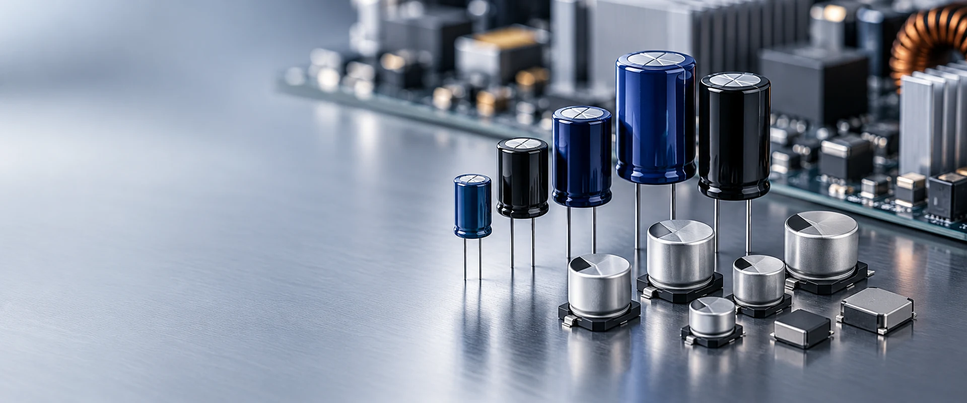 Conductive polymer aluminum solid capacitor range